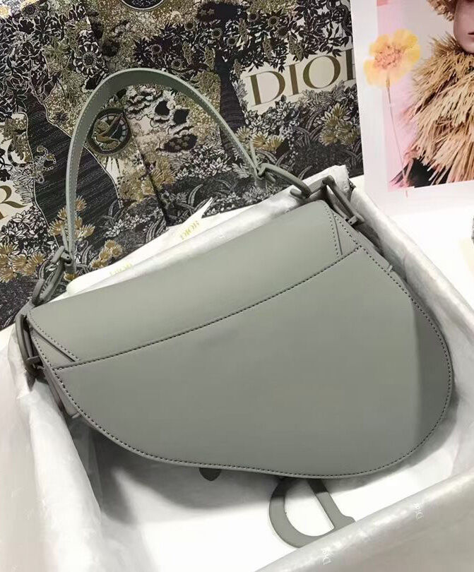 Christian Dior Saddle Ultra Matte Bag Gray